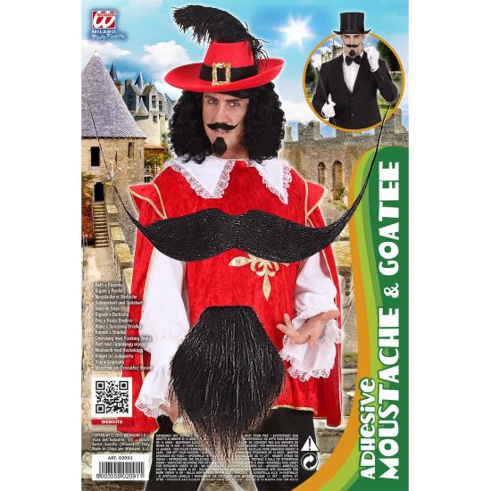 Bigode e cavanhaque de cavalheiro vintage. Bigode e cavanhaque de cavalheiro vintage.