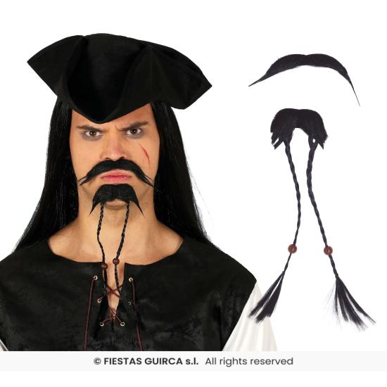 Barba e Bigode Piratas do Caribe Barba e Bigode Piratas do Caribe