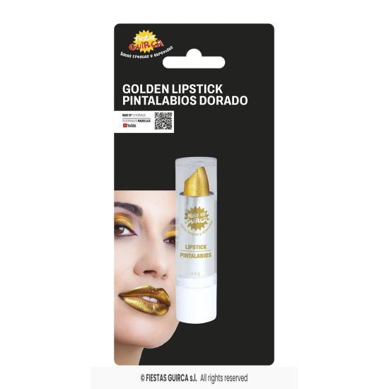Blister de batom dourado