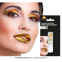 Blister de batom dourado