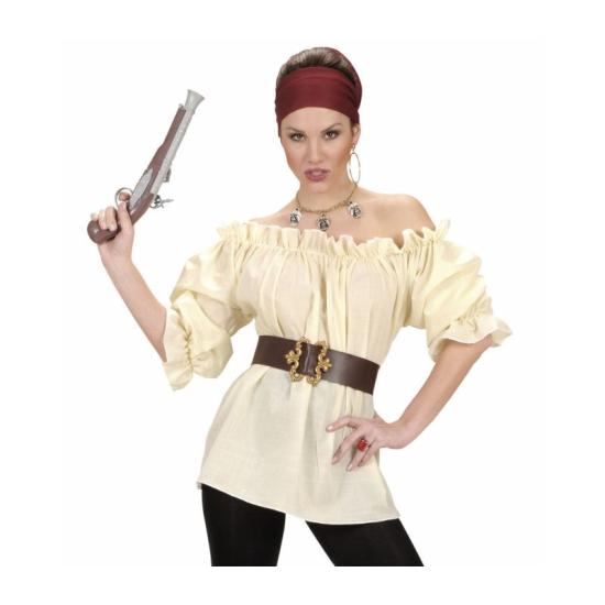 Blusa bege para fantasias adultas