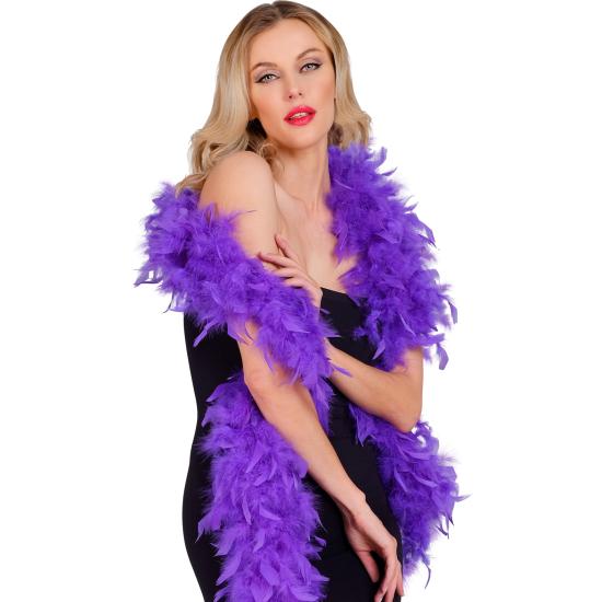 Boa de penas roxas – 1,80 m – 80 g