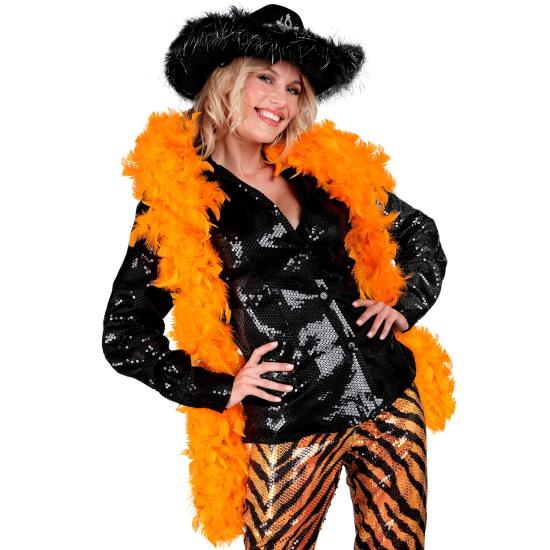 Boa de penas laranja – 1,80 m – 80 g