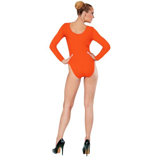 Body feminino laranja