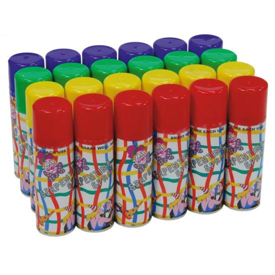 Lata 175 serpentinas em spray 83 ml