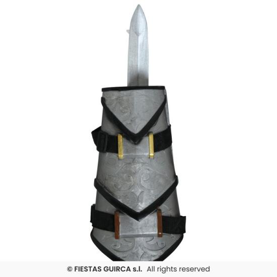 Pulseira com adaga ninja retrátil, 30 cm