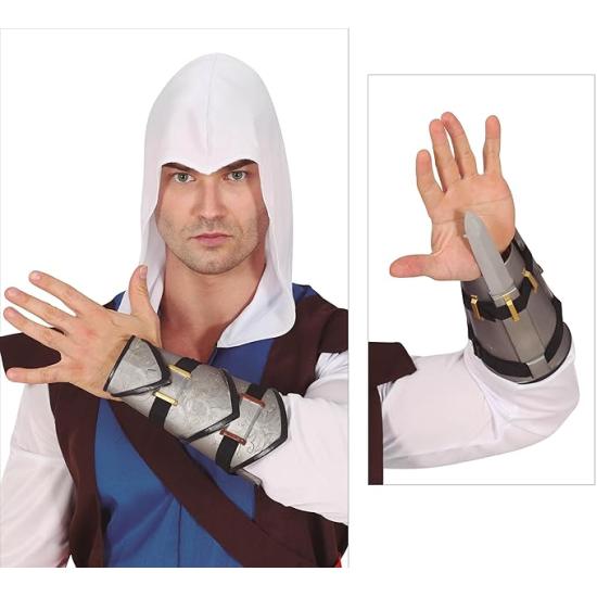 Pulseira com adaga ninja retrátil, 30 cm