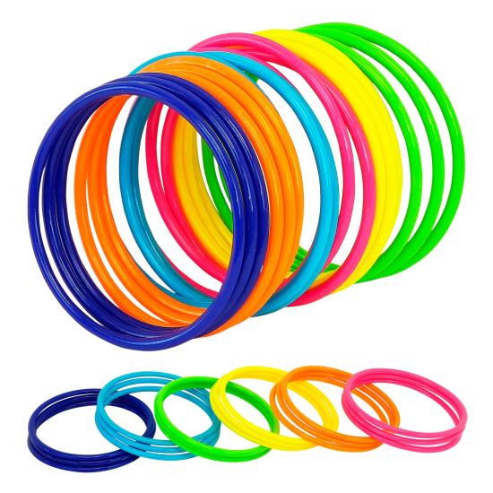 Pulseiras Neon Multicoloridas – Pacote com 18 unidades. Pulseiras Neon Multicoloridas – Pacote com 18 unidades.
