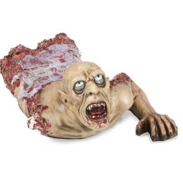 Busto de zumbi rastejante 77 cm