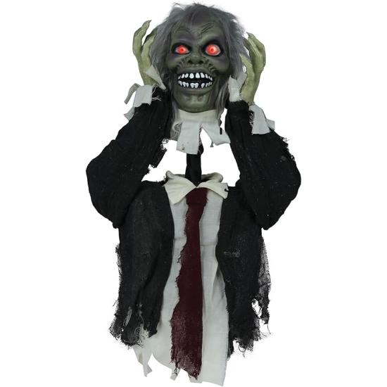 Busto de Zumbi com Luz, Som e Movimento (55 cm)