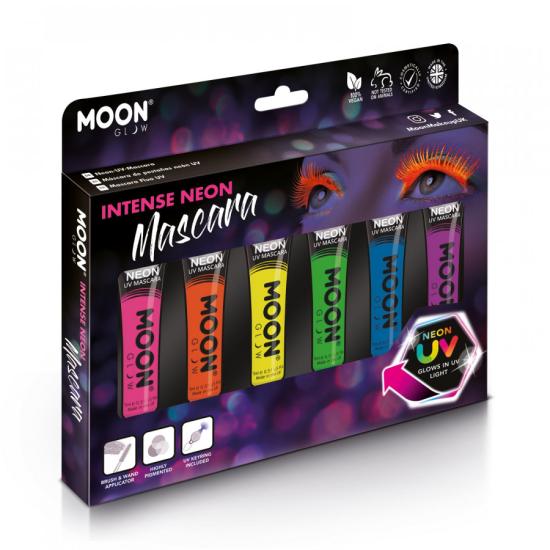 Caixa de rímel UV neon