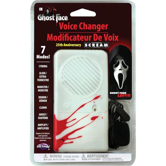 Trocador de voz Deluxe GhostFace® 25º aniversário