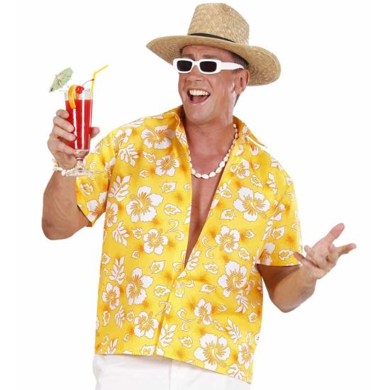 Camisa havaiana amarela. itá Camisa havaiana amarela. itá
