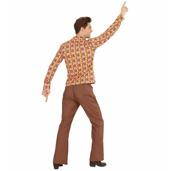 Camisa masculina do disco dos anos 70