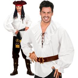 Camisa masculina pirata/renascentista branca