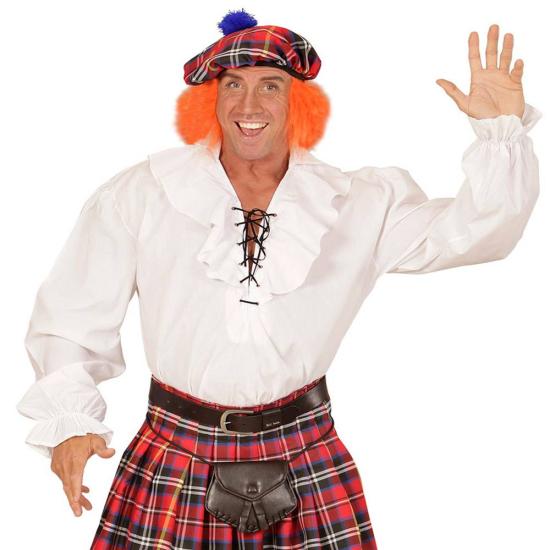 Camisa masculina pirata/renascentista branca