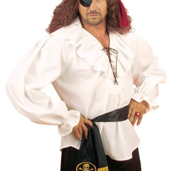 Camisa masculina pirata/renascentista branca