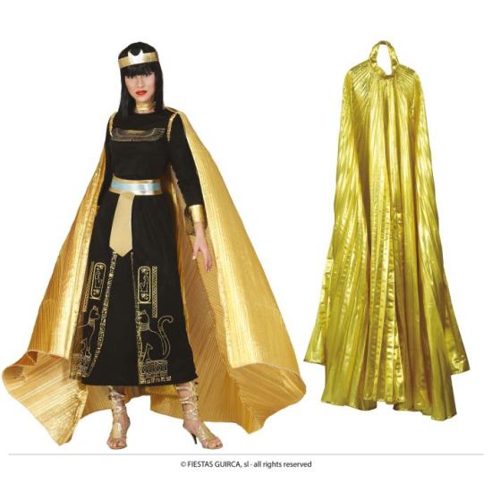 Capa Dourada Plissada