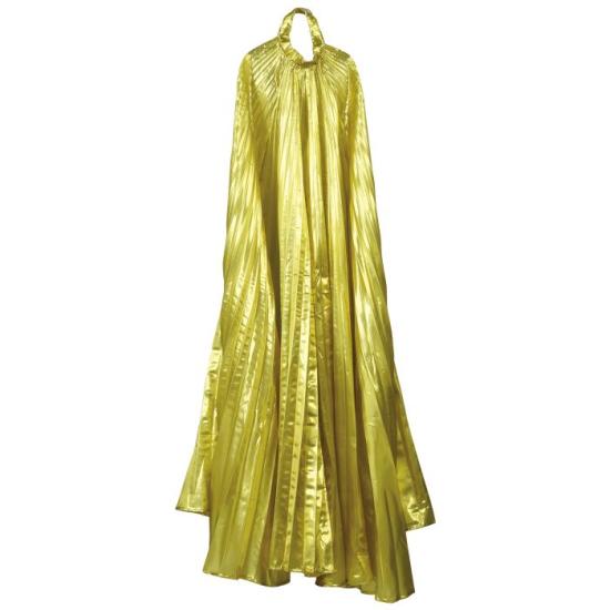 Capa Dourada Plissada