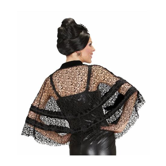 Capa para fantasia de Halloween da viúva negra