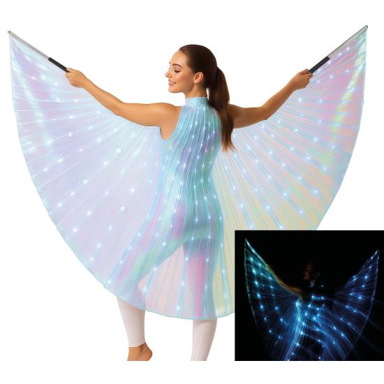 Capa de íris com hastes e luz LED – 140 cm