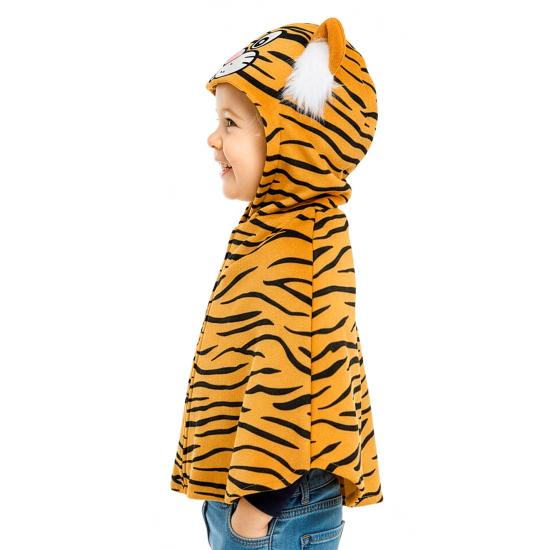 Poncho capa de tigre para bebê (tamanho 98, 1-2 anos)