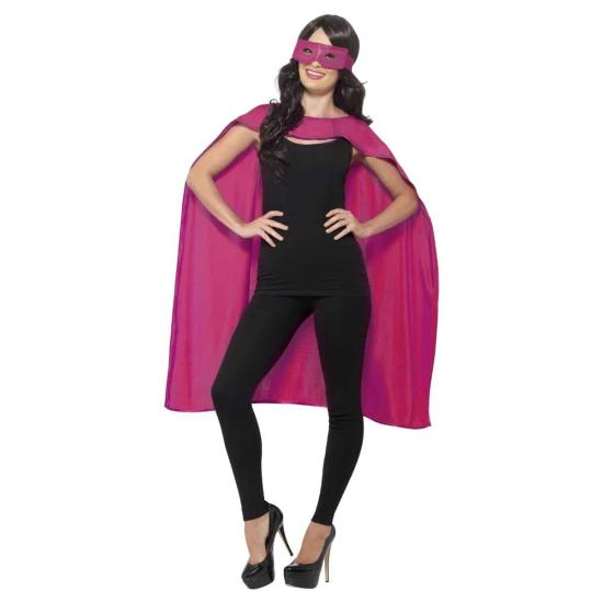 Capa de super-herói com máscara unissex