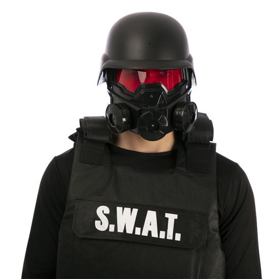 Capacete de máscara antimotim para fantasia SWAT