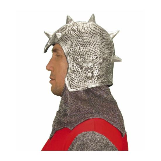 Capacete medieval de guerreiro em látex