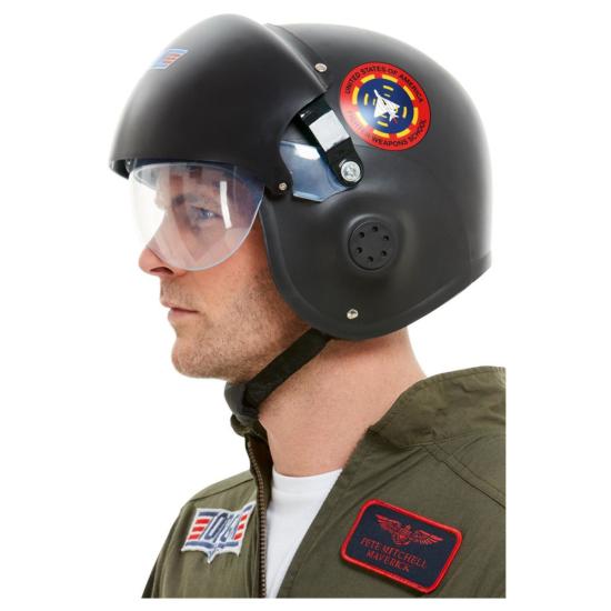 Capacete de piloto de combate de luxo Top Gun