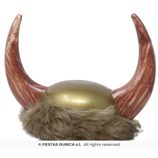 Capacete Viking com Couro – Chapéu Medieval com Chifres