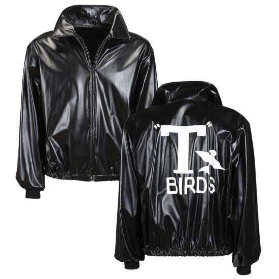 Jaqueta de couro Grease T-Birds para meninos Jaqueta de couro Grease T-Birds para meninos