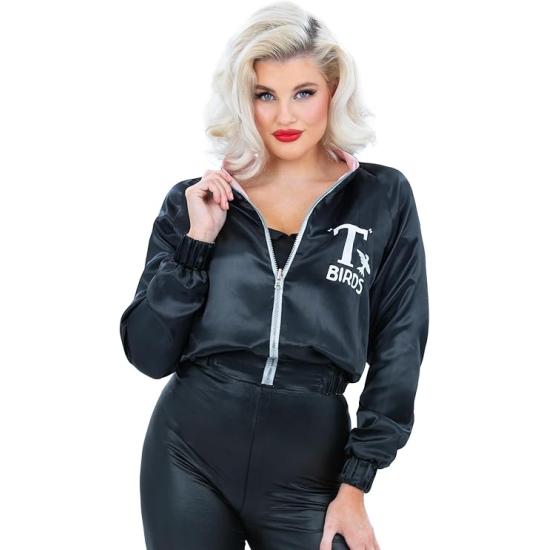 Jaqueta reversível Grease para mulheres – Pink Ladies e T-Birds (Oficial)