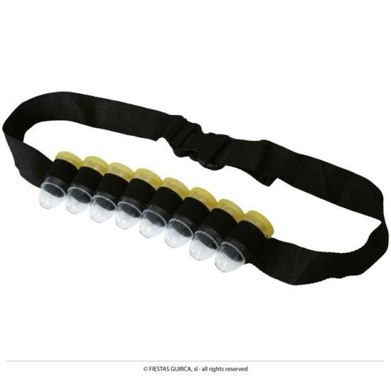 Fita com 8 copos/balas para bebidas