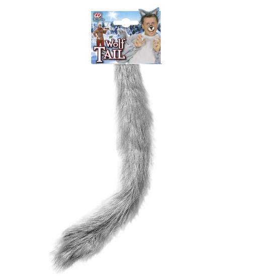 Fantasia de cauda de lobo de pelúcia moldável