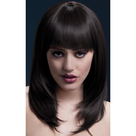 Coleção Fever, peruca Tanja, marrom