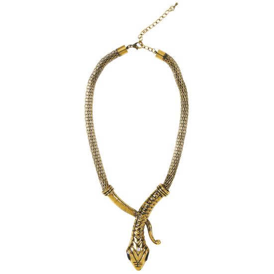 Colar egípcio com cobra