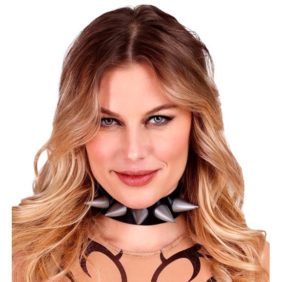 Colar Punki com pontas para fantasias Colar Punki com pontas para fantasias