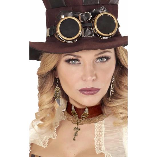 Colar Steampunk com chave