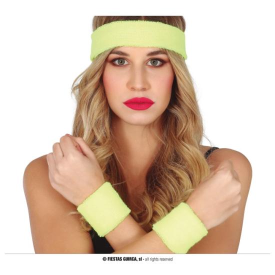 Conjunto de 2 pulseiras e faixa de cabelo