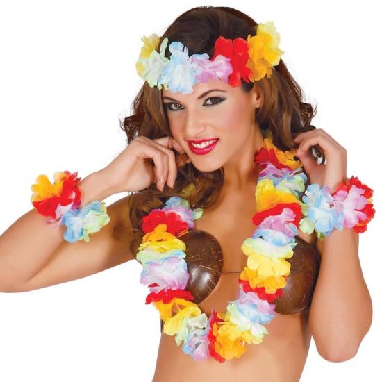 Conjunto Havaiano Extra Multicolorido. Conjunto Havaiano Extra Multicolorido.