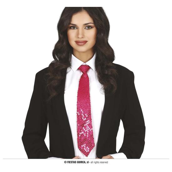 Gravata Lantejoulas Coloridas 35 cms