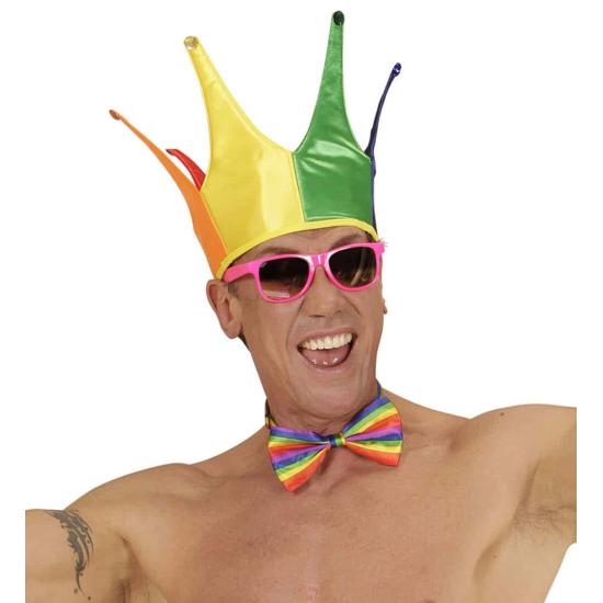 Coroa arco-íris unissex.