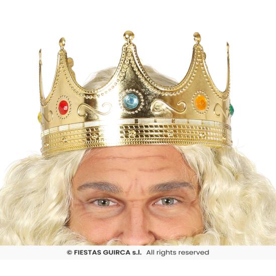 Coroa Dourada de Luxo Adulto