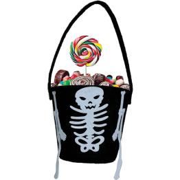 Cubo de feltro para decoração de Halloween (vários tamanhos) - Ideal para festas à fantasia e comemorações