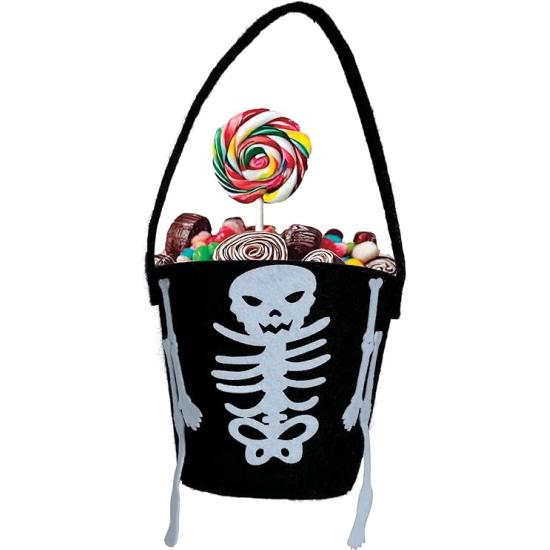 Cubo de feltro para decoração de Halloween (vários tamanhos) - Ideal para festas à fantasia e comemorações