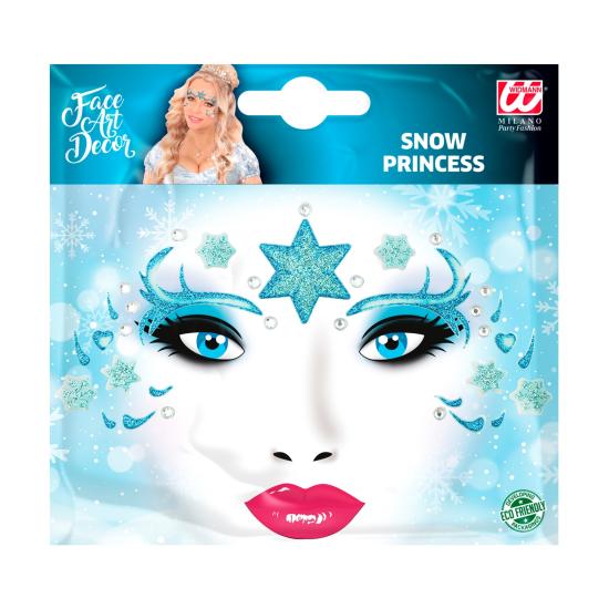 Decoração adesiva de rosto de princesa