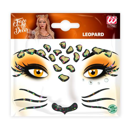 Decoração adesiva de rosto de tigre