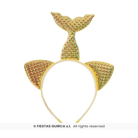 Tiara de sereia dourada Tiara de sereia dourada