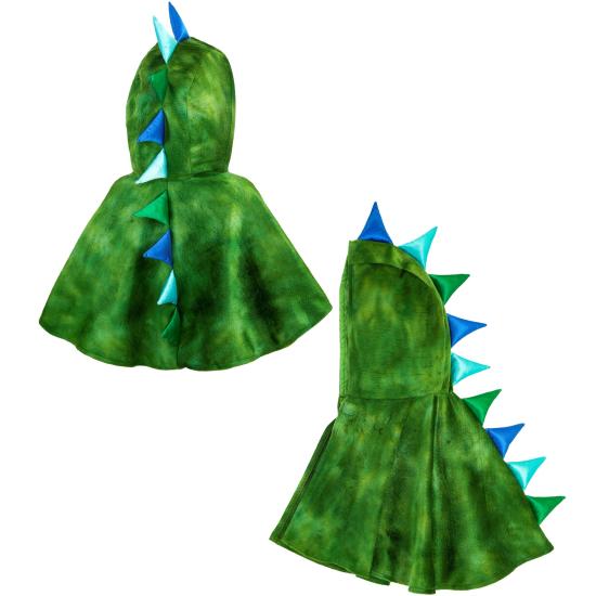 Pelúcia de dinossauro com capuz